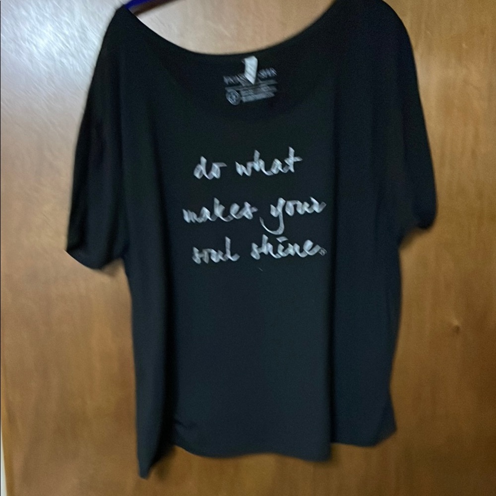 Black Relaxed Short Sleeve Tee